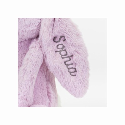 Jellycat Bashful Lilac Bunny Medium Australia | 062793CYF